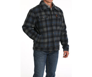 【超お買い得！】 cinch-mens-plaid-twill-jacket- ジャケット・アウター