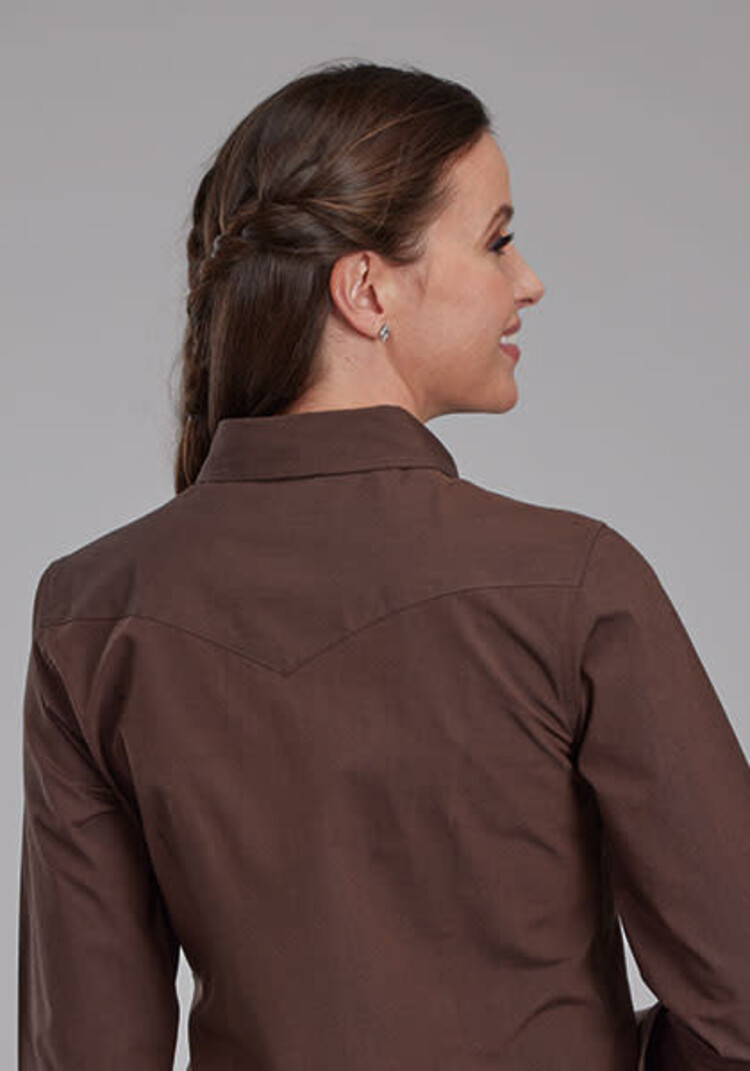 Roper Amarillo Button Shirt Brown