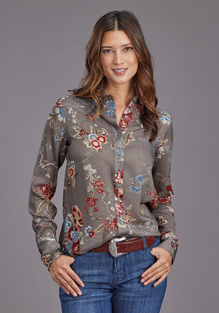 Stetson Vintage Tapestry Print Snap Shirt