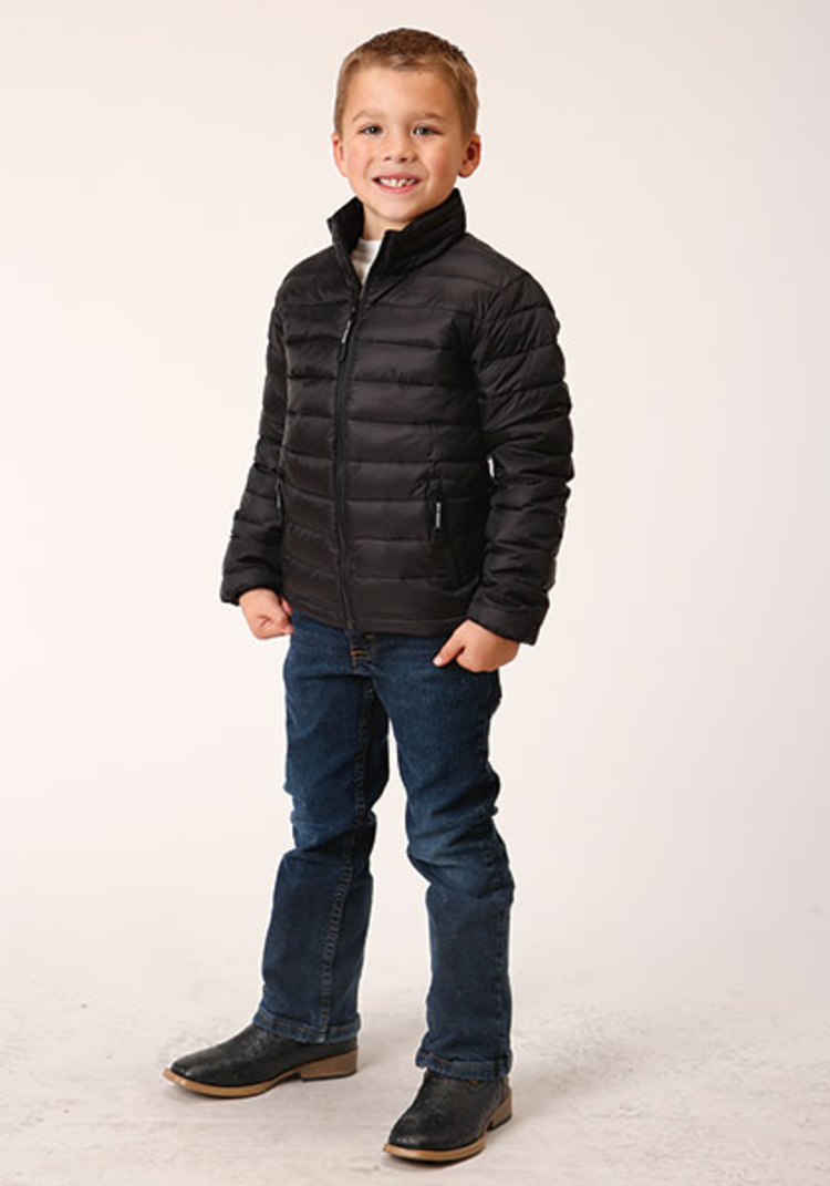 Roper Boys Nylon Crushable Jacket Black