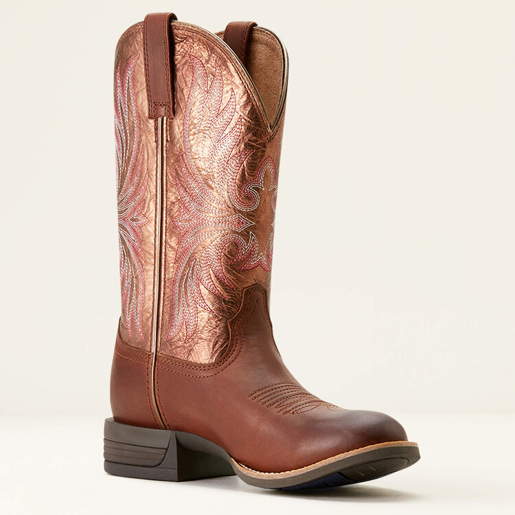 Ariat Ranahan Western Boot Sienna Saddle/Rusty Red