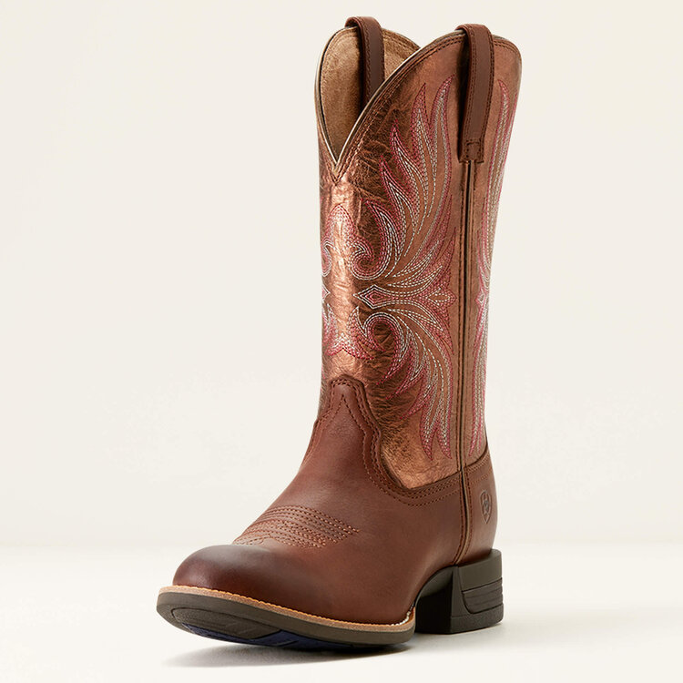 Ariat Ranahan Western Boot Sienna Saddle/Rusty Red
