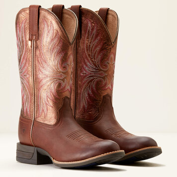 Ariat Ranahan Western Boot Sienna Saddle/Rusty Red