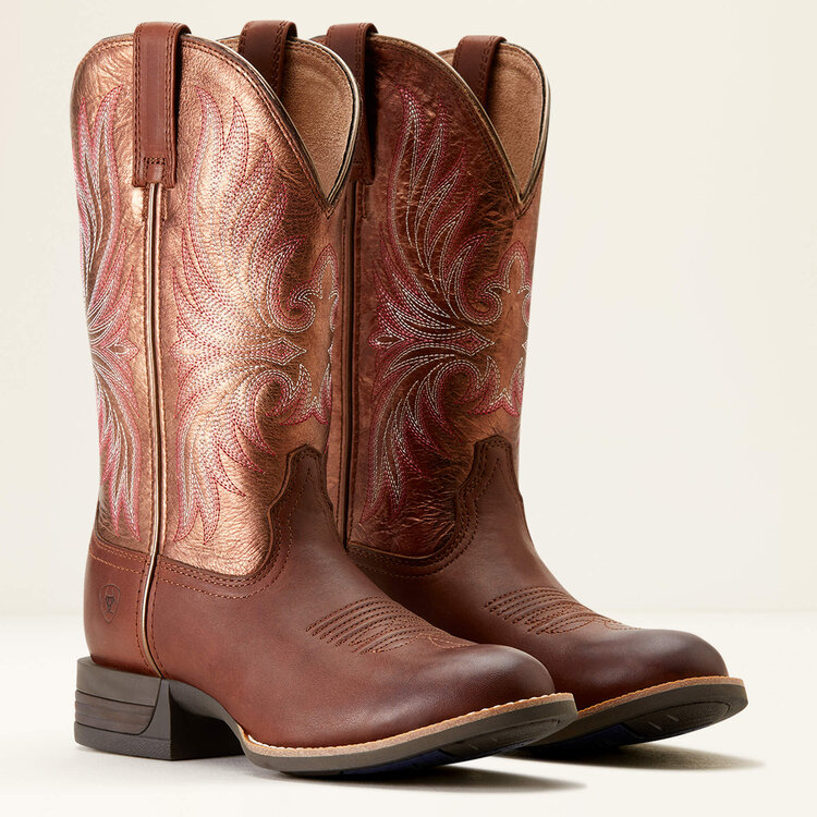 Ariat Ranahan Western Boot Sienna Saddle/Rusty Red