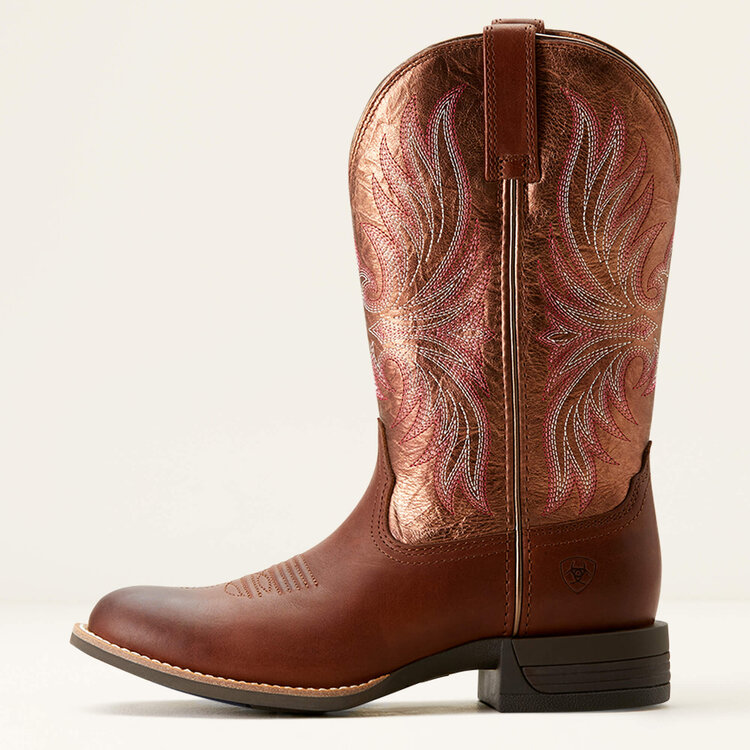 Ariat Ranahan Western Boot Sienna Saddle/Rusty Red