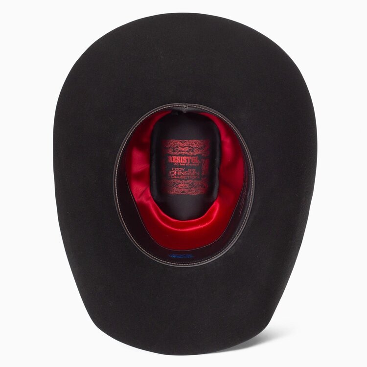 Resistol Cody Johnson 3X 9th Round Felt Black