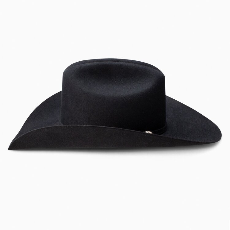 Resistol 6X Logan Felt Black