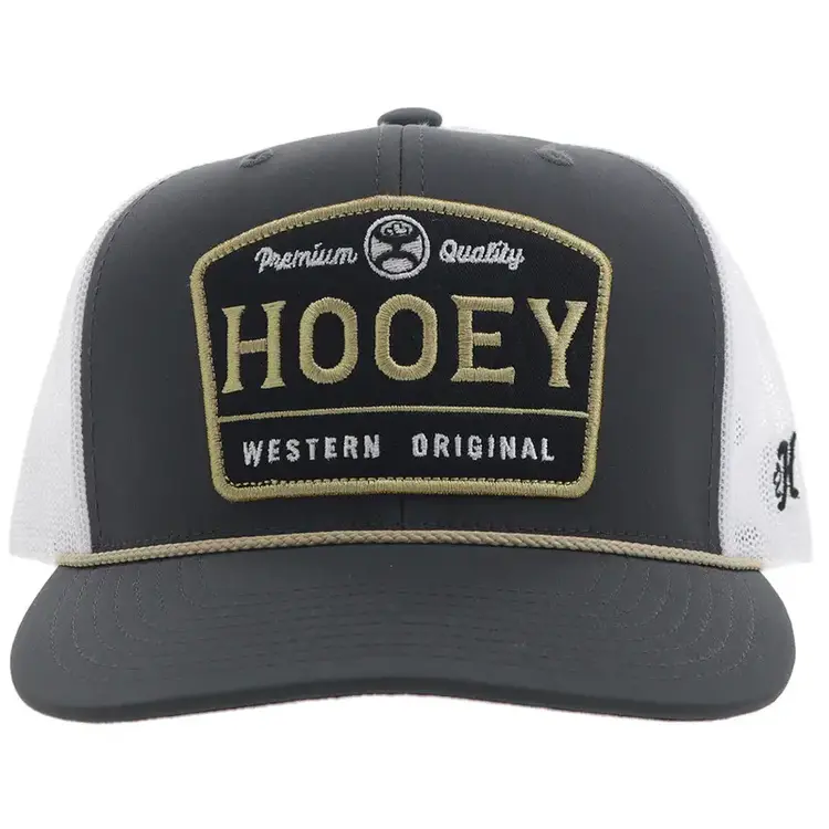 HOOey Trip Hat Charcoal/White