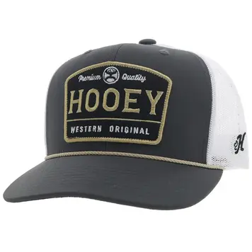 HOOey Trip Hat Charcoal/White
