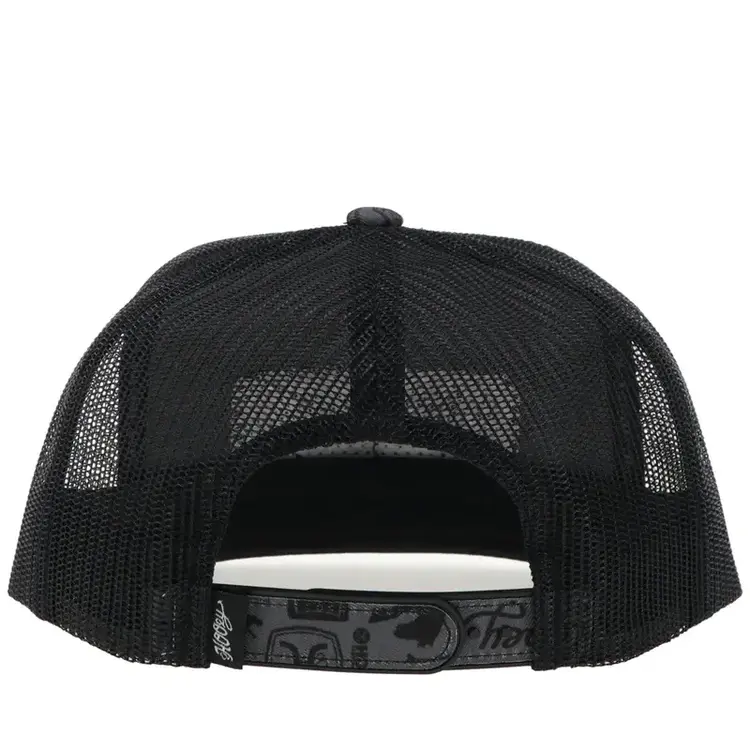 HOOey Youth Rodeo Hat Black with Rodeo Pattern