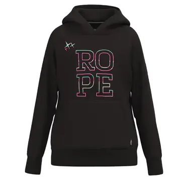 HOOey Youth Rope Like A Girl Black Hoodie
