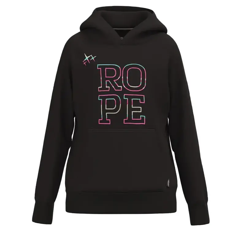 HOOey Youth Rope Like A Girl Black Hoodie