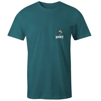HOOey Cheyenne Teal Pocket T-Shirt