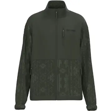 HOOey Tech Fleece Jacket Olive Aztec