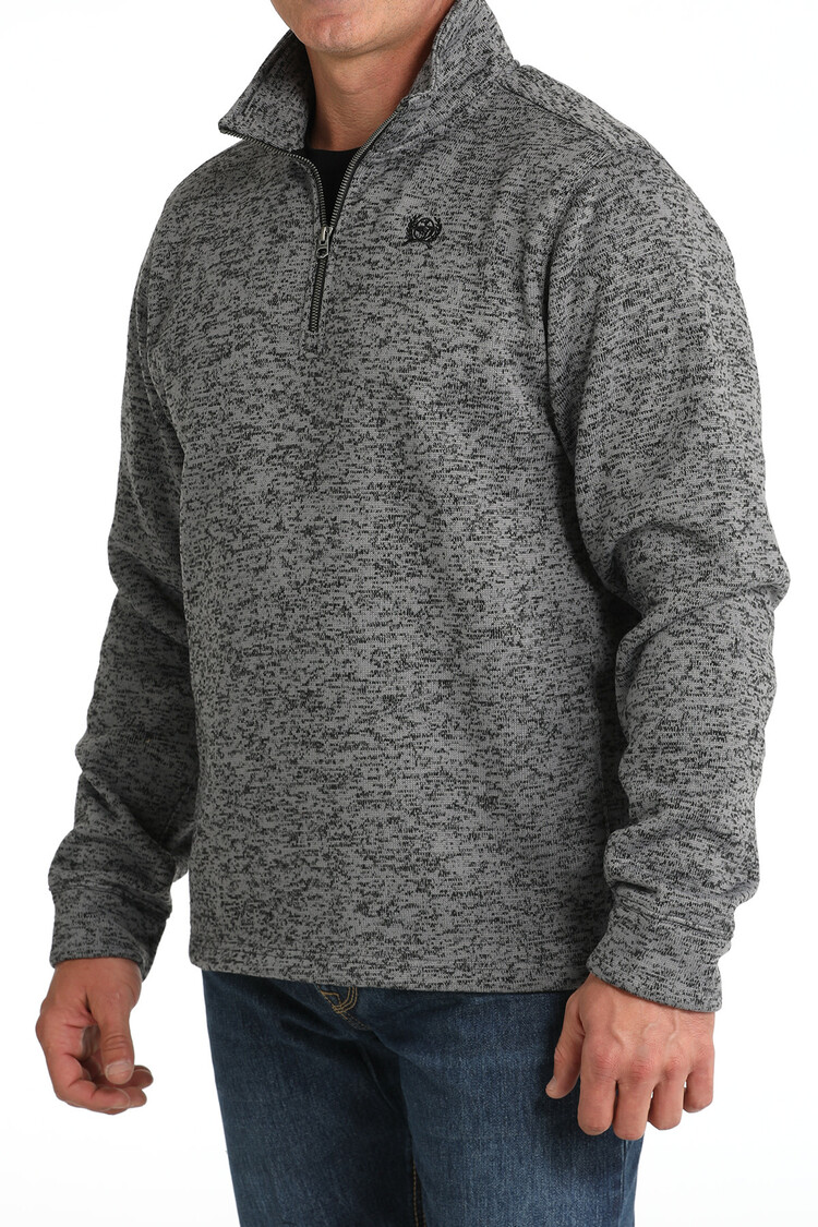 Cinch 1/4 Zip Pullover Grey