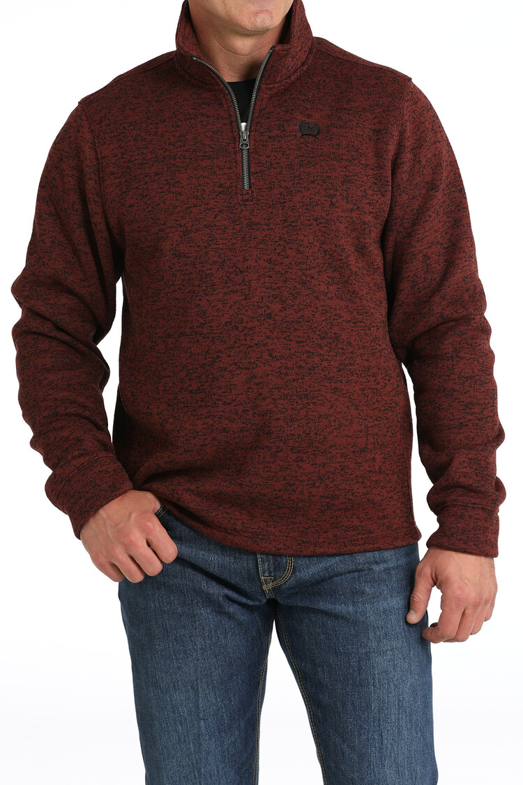 Cinch 1/4 Zip Pullover Burgundy