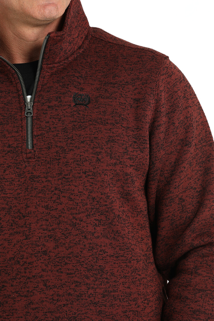 Cinch 1/4 Zip Pullover Burgundy