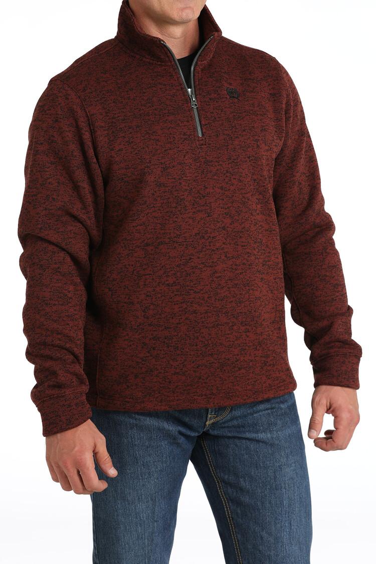 Cinch 1/4 Zip Pullover Burgundy