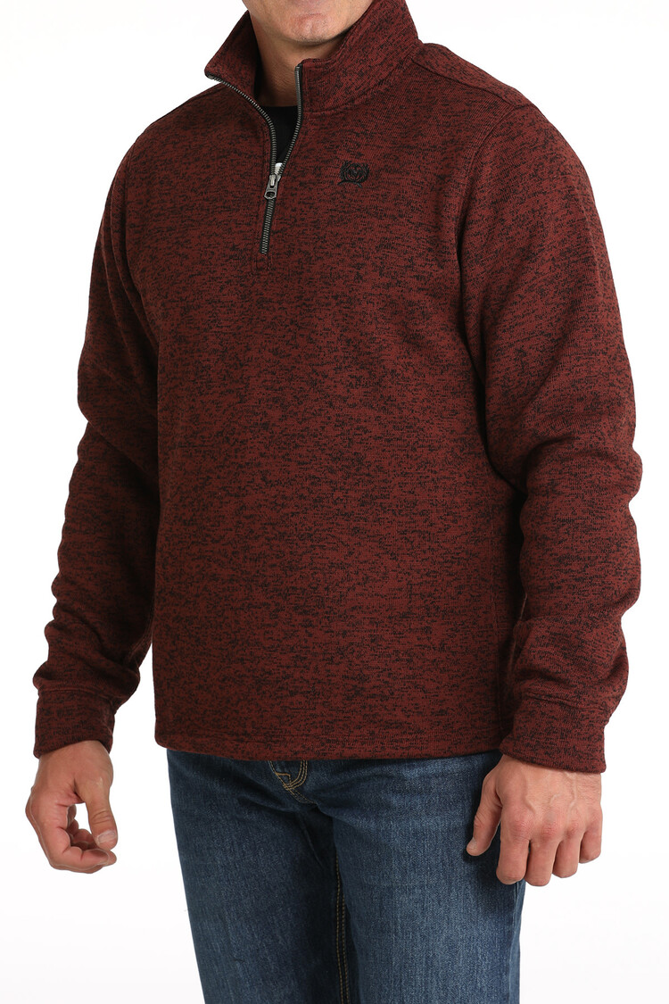 Cinch 1/4 Zip Pullover Burgundy