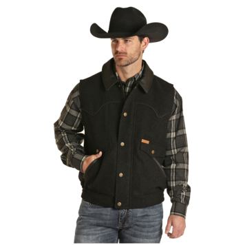 Powder River Heather Holbrook Vest Black