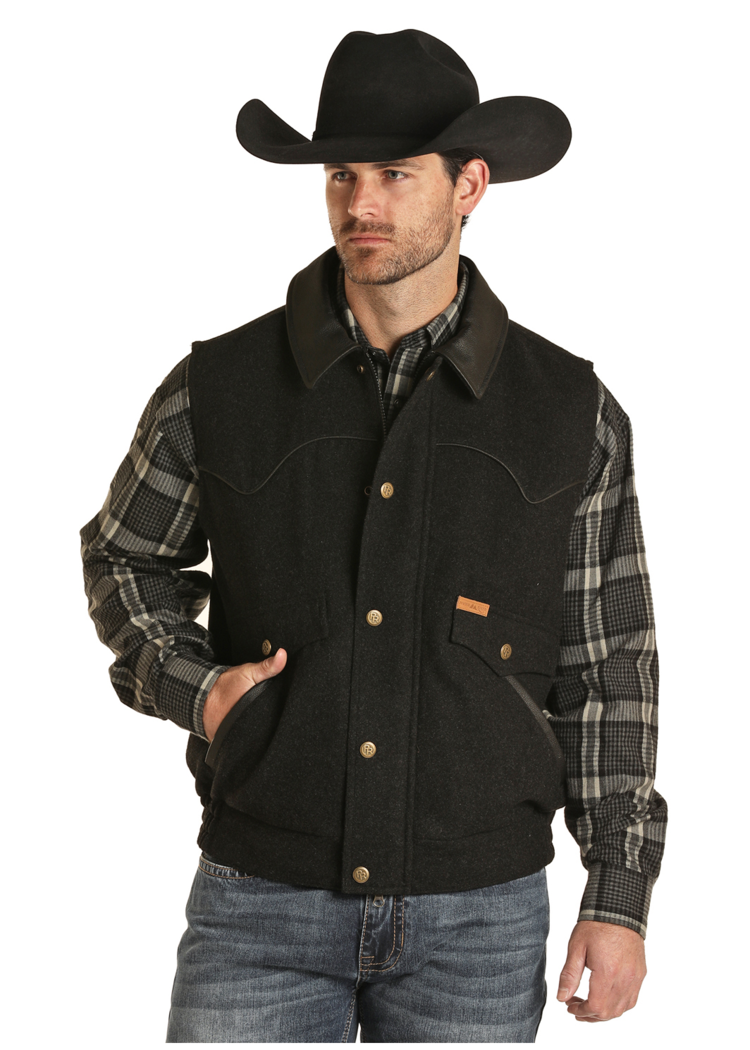 Powder River Heather Holbrook Vest Black