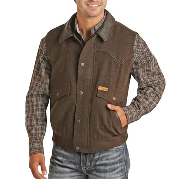 Powder River Heather Holbrook Vest Dark Brown
