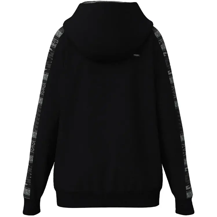 HOOey Youth The Canyon Hoodie Black with Grey Aztec