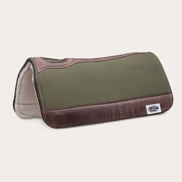 Cactus Saddlery Canvas Work Pad 1" Green