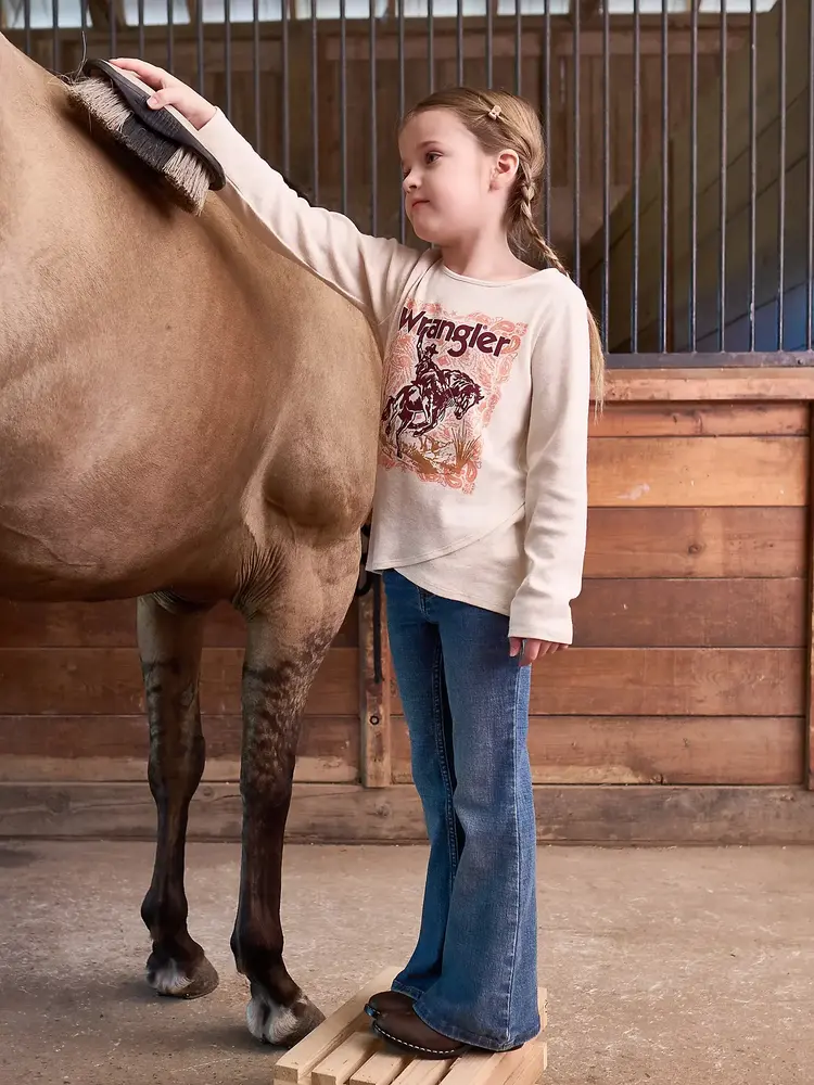 Wrangler Retro Flare Jean in Hadley