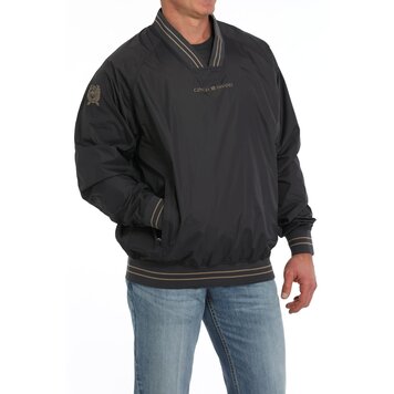Cinch Vintage Pullover Windbreaker Charcoal