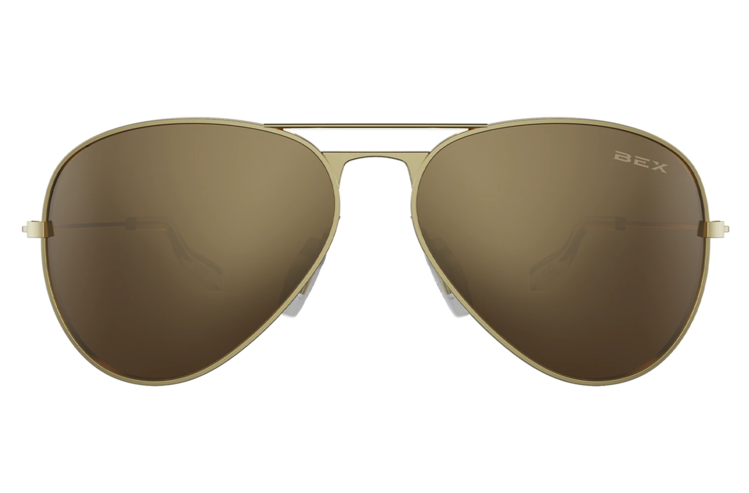 BEX Sunglasses WESLEY Gold/Brown/Gold