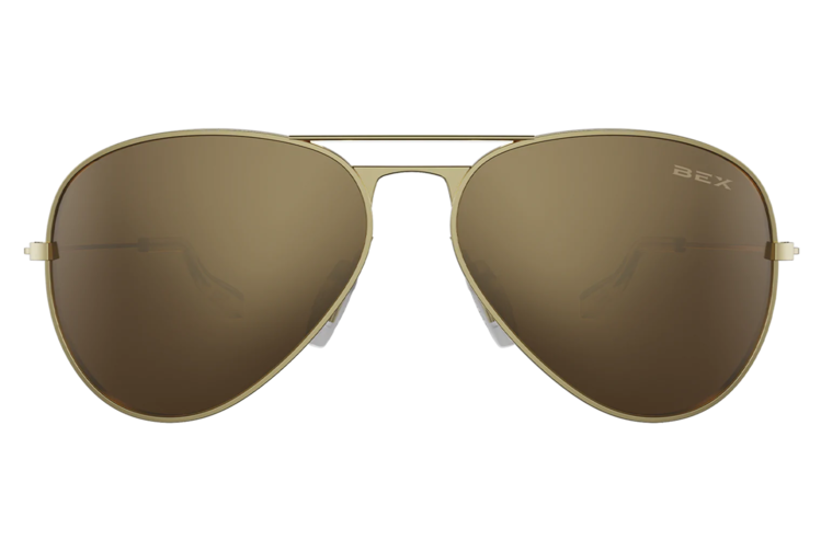 BEX Sunglasses WESLEY Gold/Brown/Gold