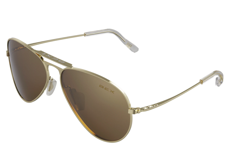 BEX Sunglasses WESLEY Gold/Brown/Gold