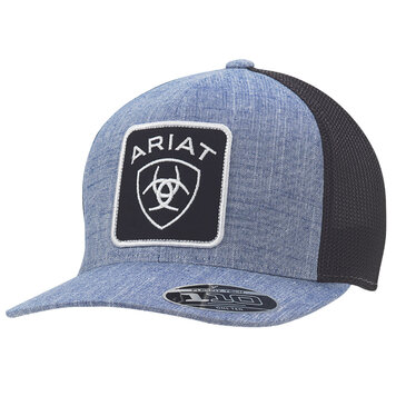 Ariat Accessories Blue Logo Patch Snapback Cap