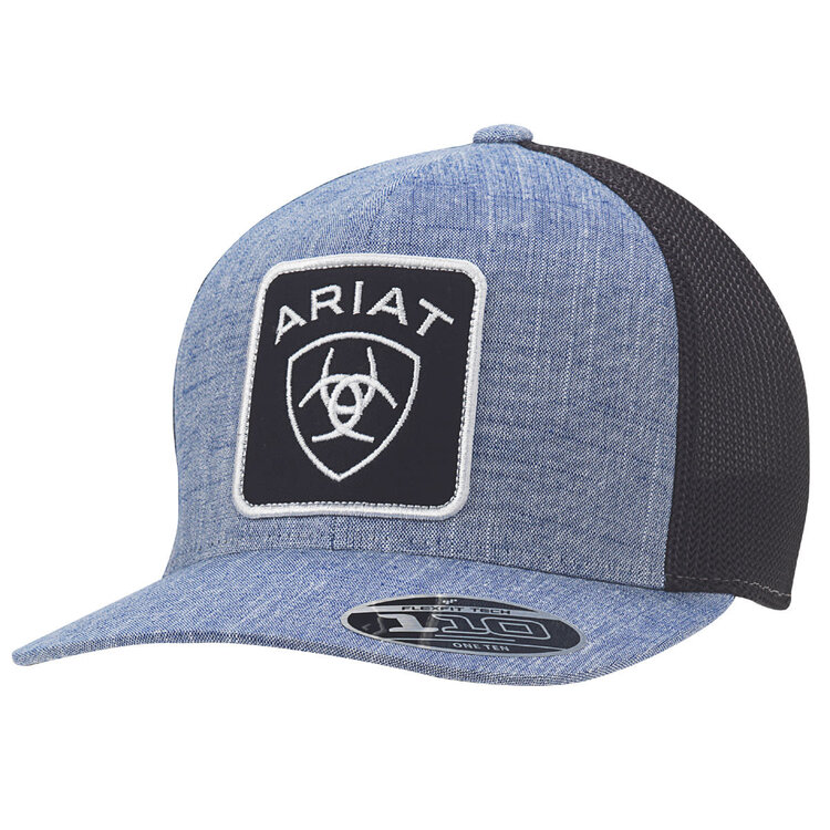 Ariat Accessories Blue Logo Patch Snapback Cap