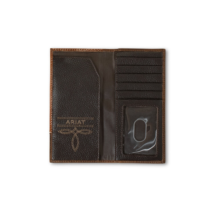 Ariat Accessories Youth Embossed Round Concho Rodeo Wallet