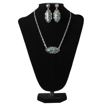 Blazin Roxx Marble Beaded Set Blue/Black