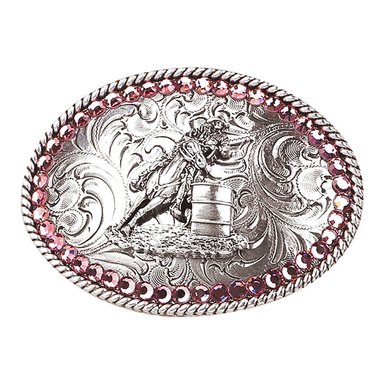 Blazin Roxx Girls Barrel Racing Belt Buckle