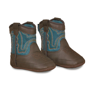 M&F Western Products Open Range Baby Bucker Boot Brown