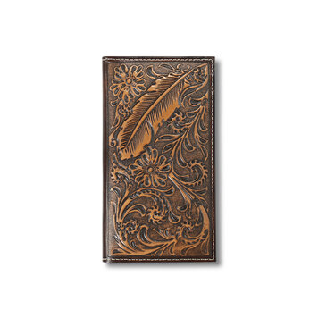 Ariat Accessories Feather Embossed Rodeo Wallet