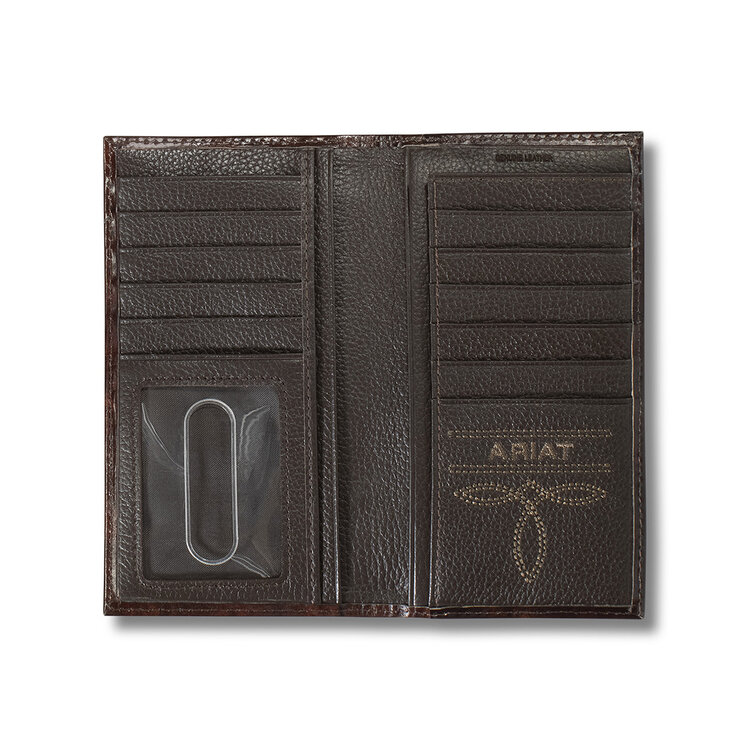 Ariat Accessories Feather Embossed Rodeo Wallet