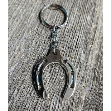 Double S Collection Horseshoe Key Ring