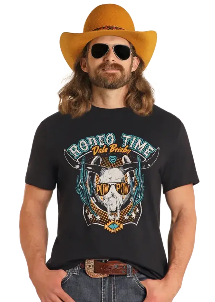 Dale Brisby Rodeo Time Tee Black
