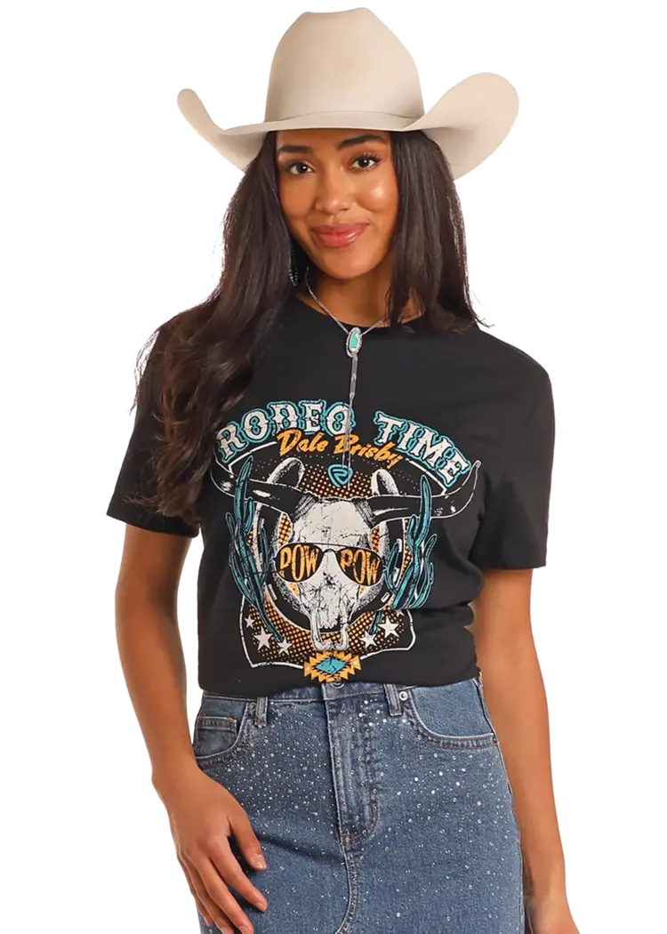 Dale Brisby Rodeo Time Tee Black