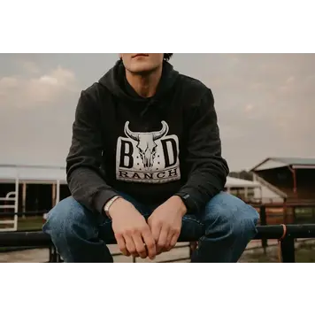 Baredown Brand BD Ranch Heather Black Hoodie