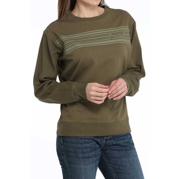 Cinch Terry Sweatshirt Olive