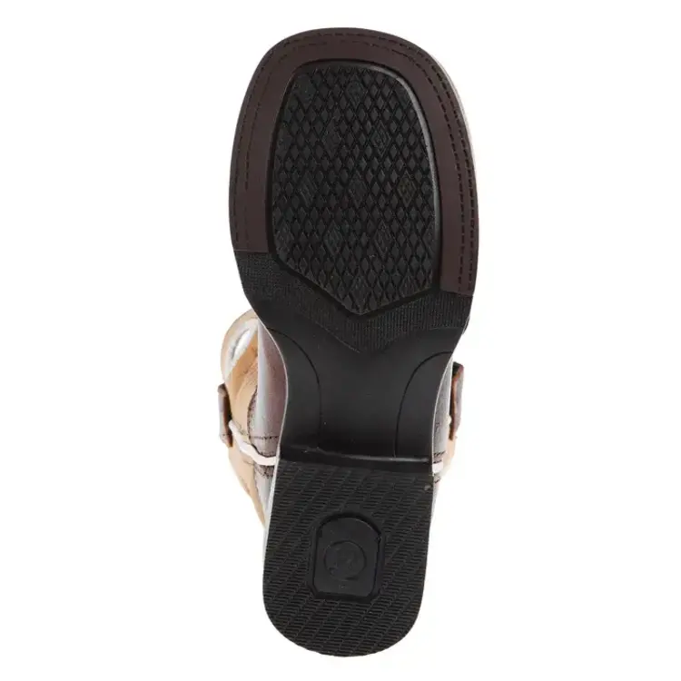 Roper Youth James Brown Leather Vamp w/ Tan Boot