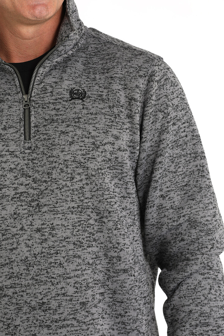 Cinch 1/4 Zip Pullover Grey