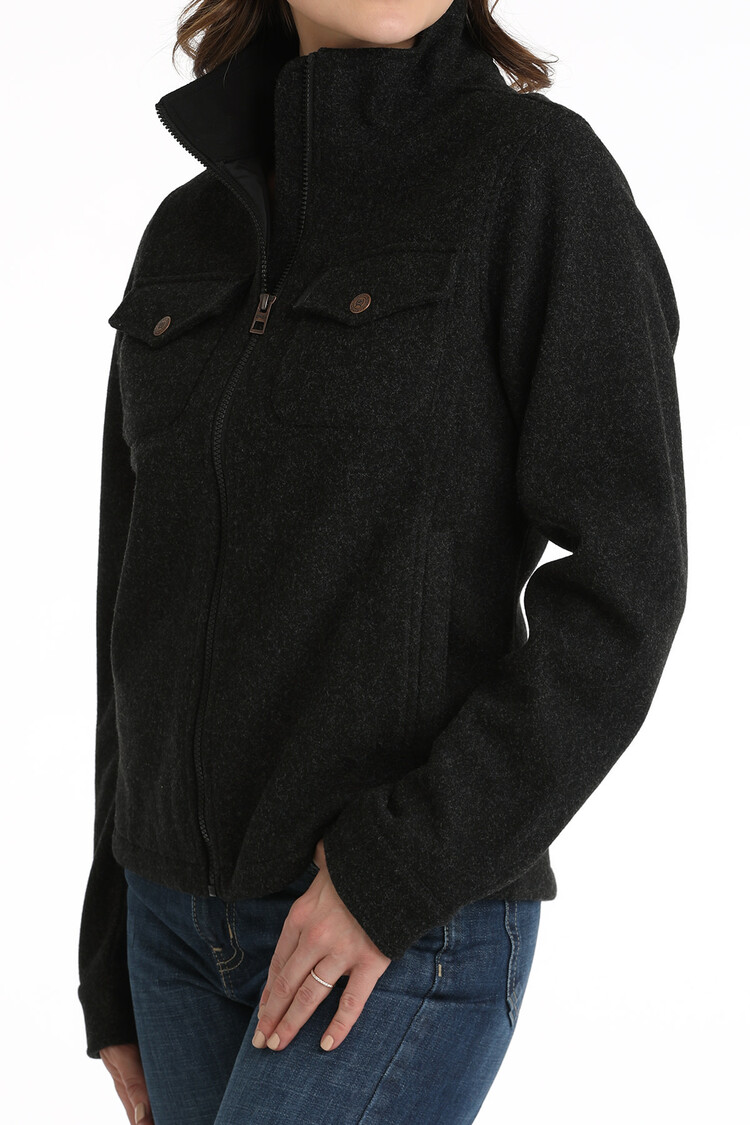 Cinch Knit Shirt Jacket