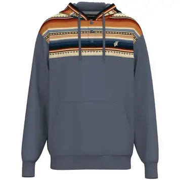 HOOey Jimmy Hoodie Grey Serape